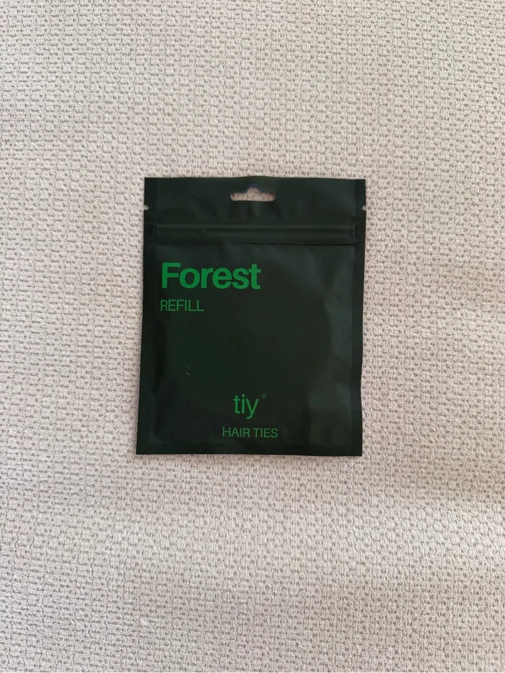 Forest Refill TIY - Modern Hair Ties - Dark Green